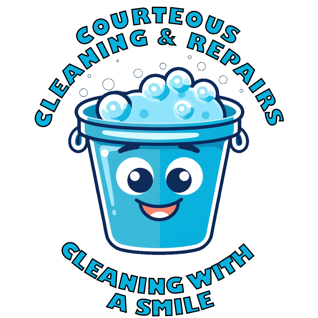 Courteous Cleaning & Repairs Logo